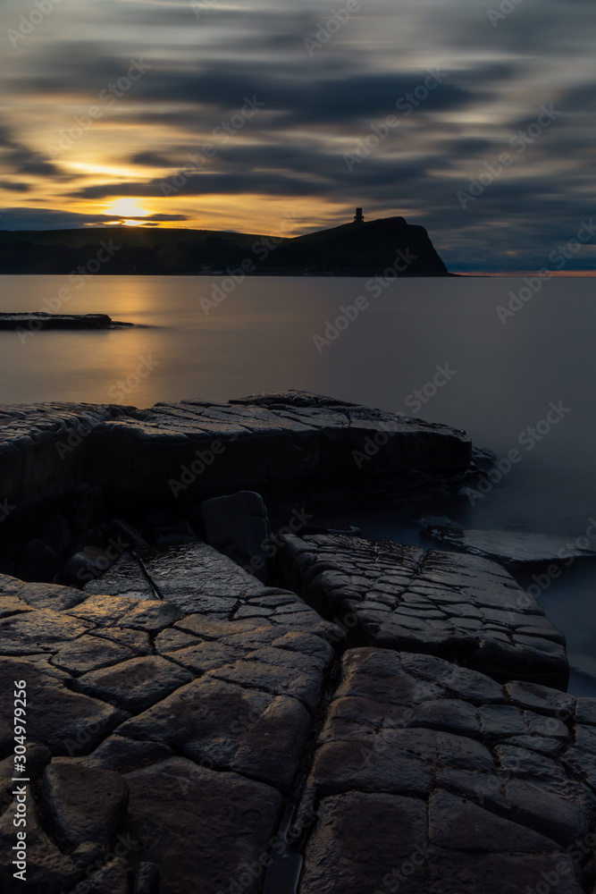 Sunrise at Kimmeridge, Dorset, England