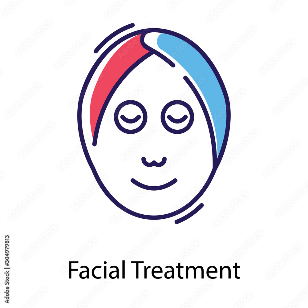 Facial Mask Vector Facial Mask Vector