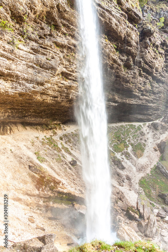 Pericnik waterfall in Slovenia.