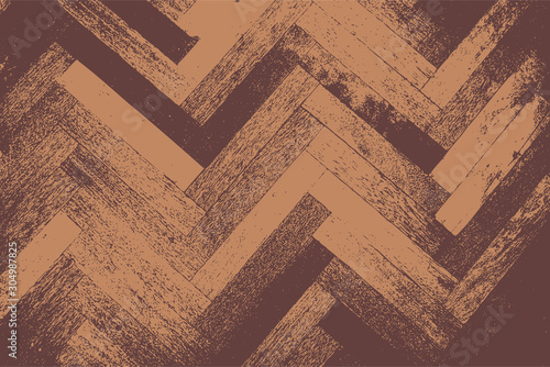 Wood plank background. Vector Illustration