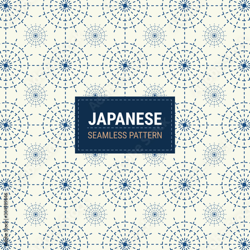 Traditional japanese seamless pattern