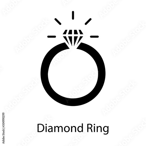 Diamond Ring Vector 