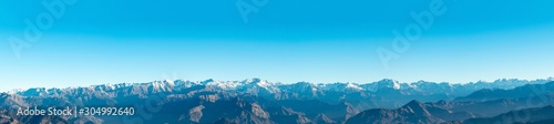 Shivalik Range of the Himalayas, Narkanda Valley, Himachal Pradesh- a panoramic view of the Shivalik Range taken from Hatu Peak © Sondipon