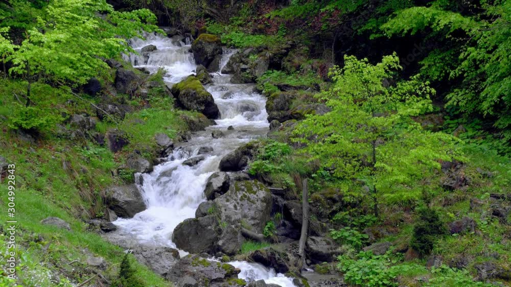 creek in the mountains, Stream Water and Rocks, aerial view of mountain stream, mountain river rapids creek in the mountains, Stream Water and Rocks, aerial view of mountain stream, mountain river rapids