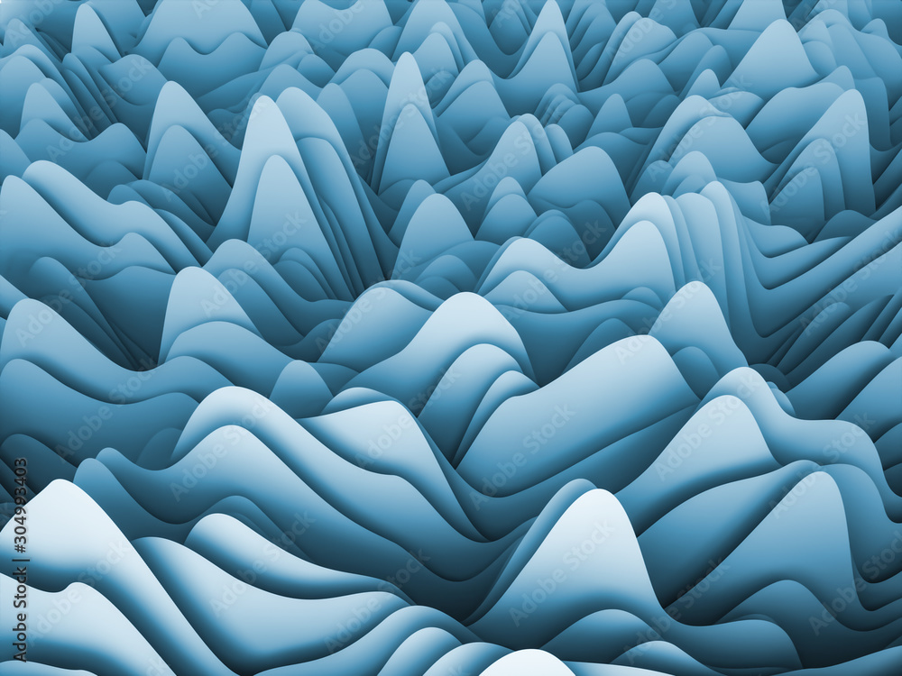 Obraz premium Blue 3D Background
