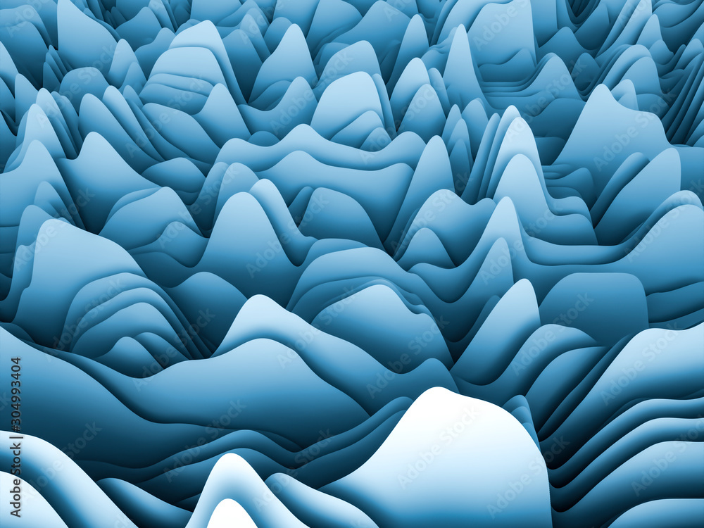 Obraz premium Blue 3D Background
