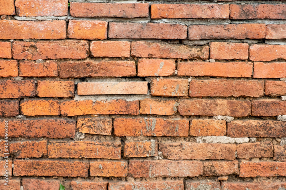 Beautiful retro old red brick wall background texture for backdrop Beautiful retro old red brick wall background texture for backdrop