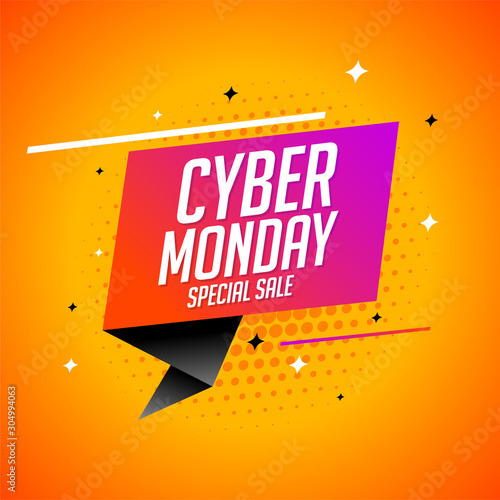 modern cyber monday special sale banner design