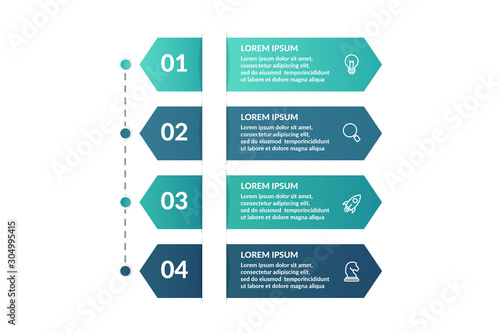 step or process infographic template design . infographic concept for presentations, banner, workflow layout, process diagram, flow chart and how it work