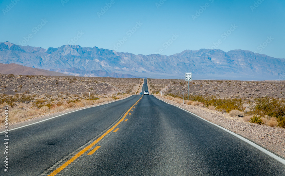 Panorama de la Vallée de la Mort en Californie