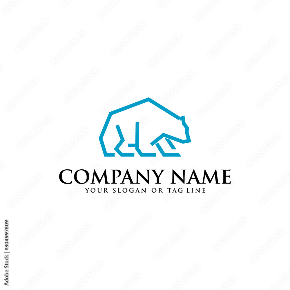 bear logo design vector bear logo design vector