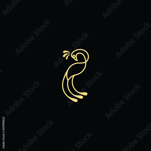 peacock logo vector icon download