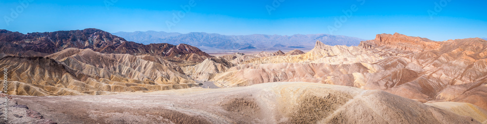 Panorama de la Vallée de la Mort en Californie