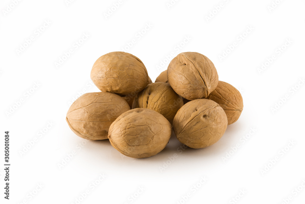 Walnuts. Close-up. Walnuts. Close-up.