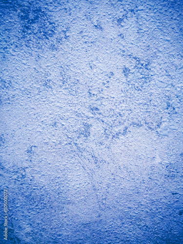 Abstract wall texture blue color background and wallpaper.