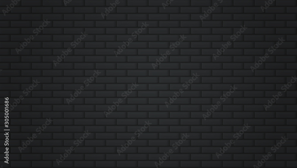 Black brick wall seamless background Black brick wall seamless background