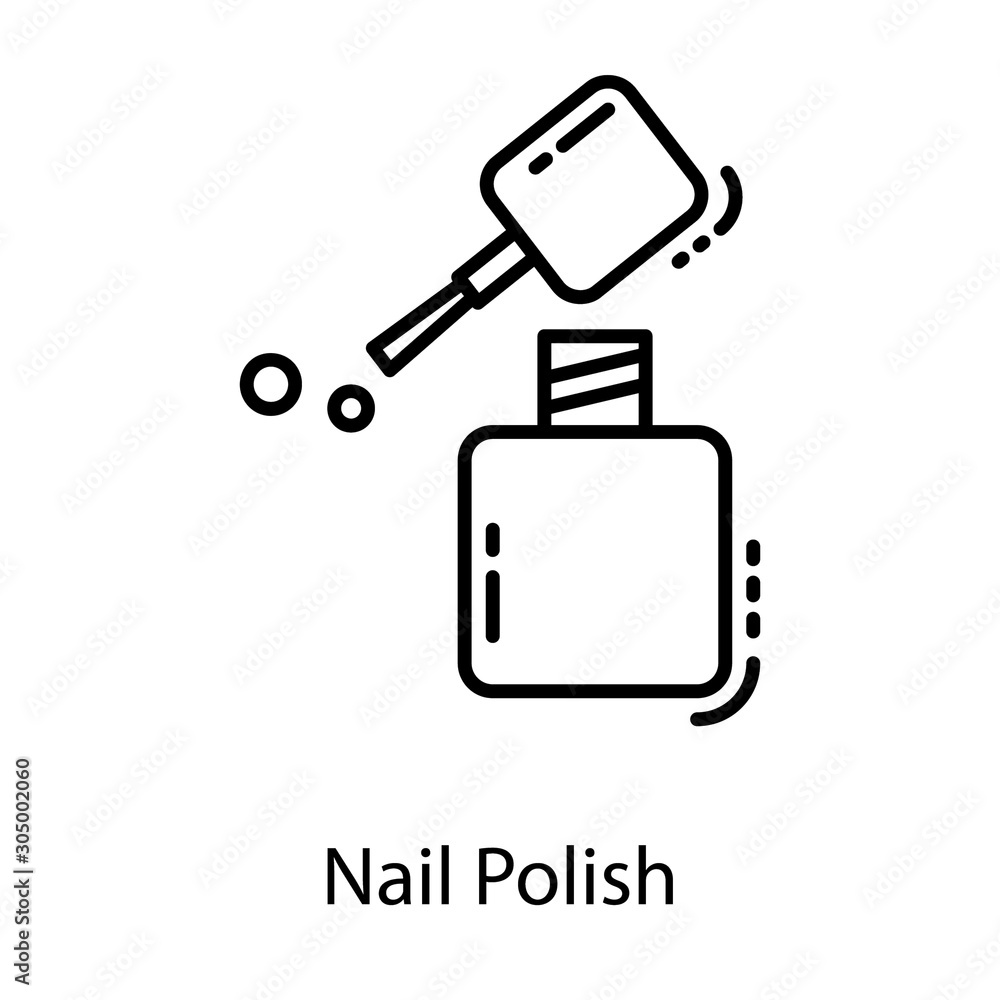 Nail Paint Vector Nail Paint Vector