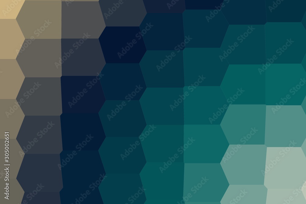 Fototapeta premium water Color Abstract trianglify Generative Art background illustration