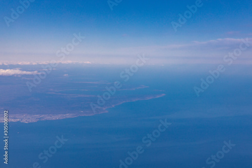 飛行機からの雲海#28