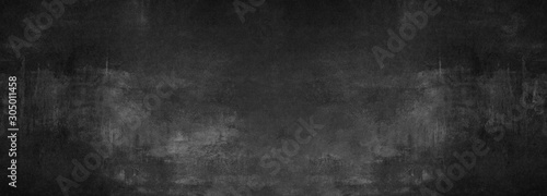 Naklejka czarny kamień beton tekstura tło antracyt panorama transparent długi