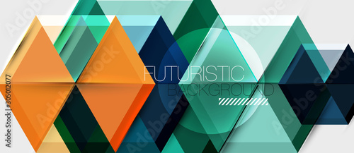 Hexagon abstract background, geometrical modern template