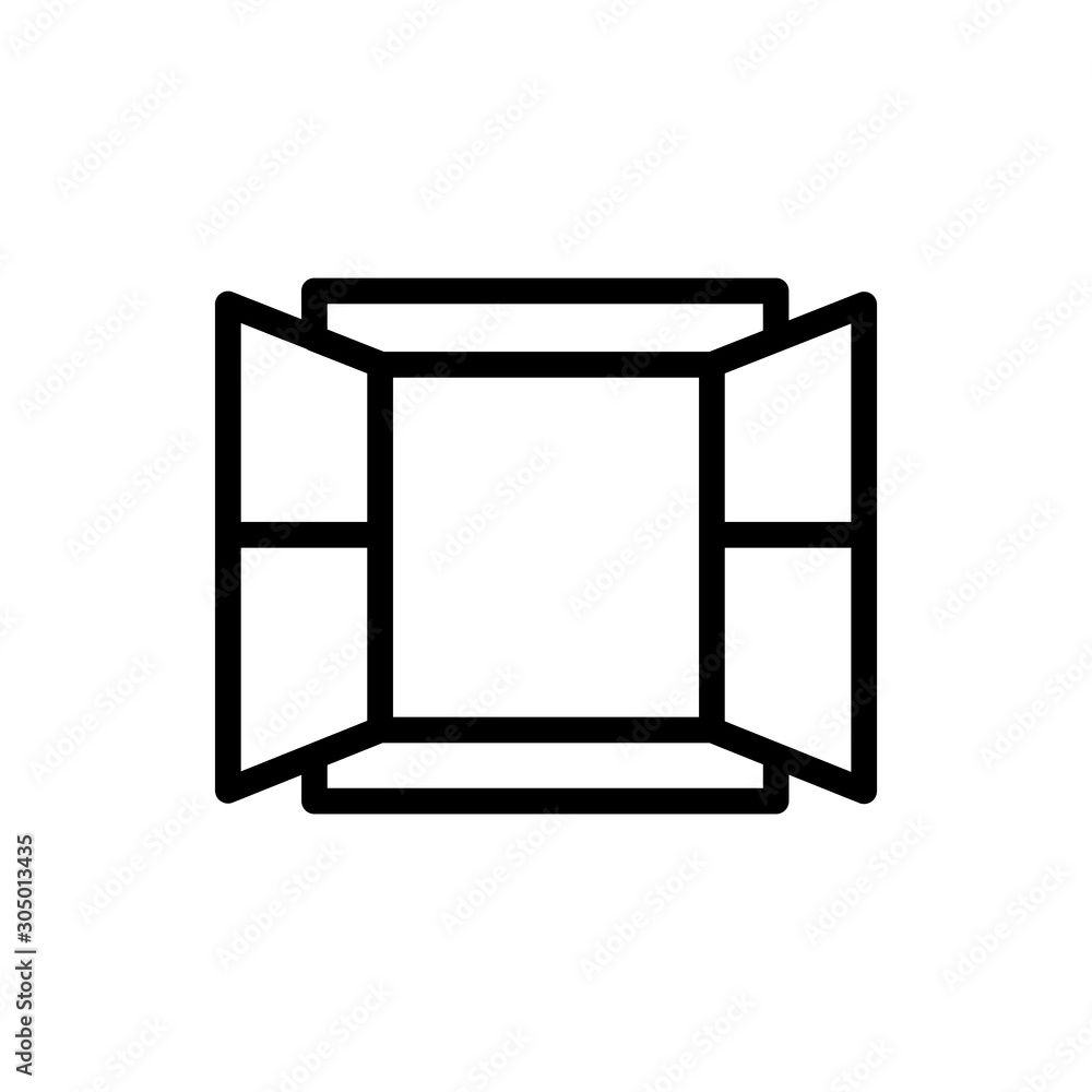 window icon vector trendy flat design window icon vector trendy flat design