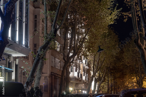 Photography historical street in istanbul