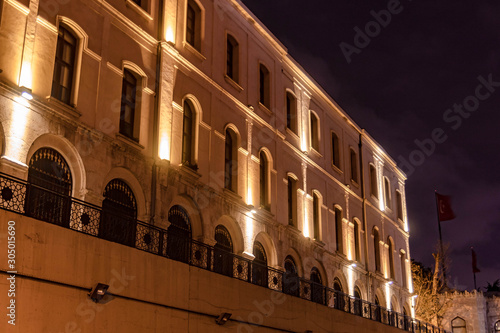 Photography historical street in istanbul