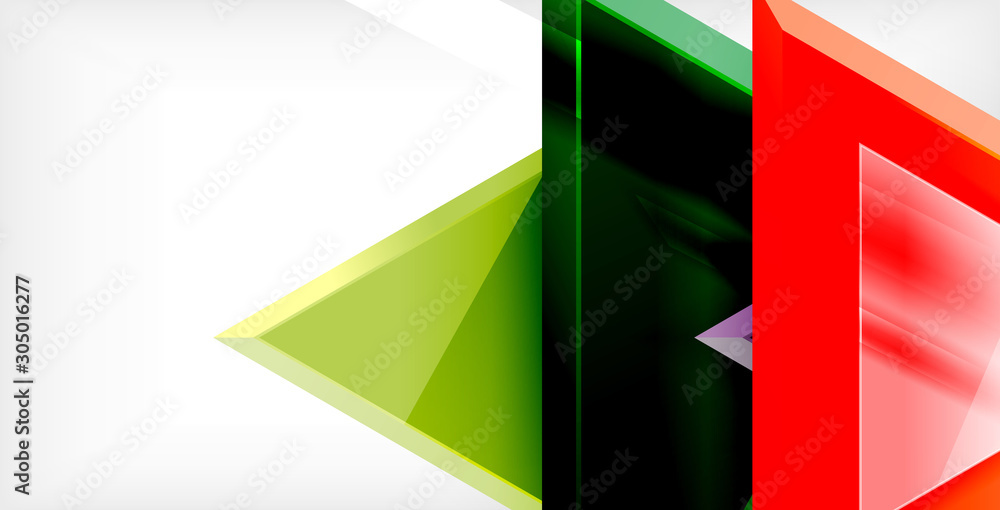 Triangle abstract background