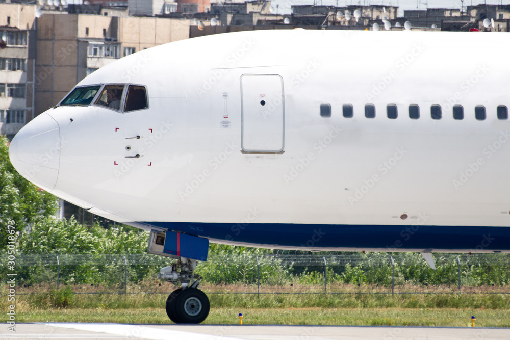 Airplane close look Airplane close look