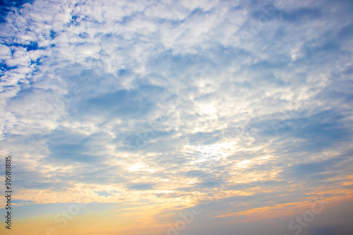 sky with clouds