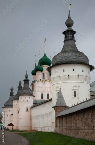 The walls and towers of the Rostov Kremlin
