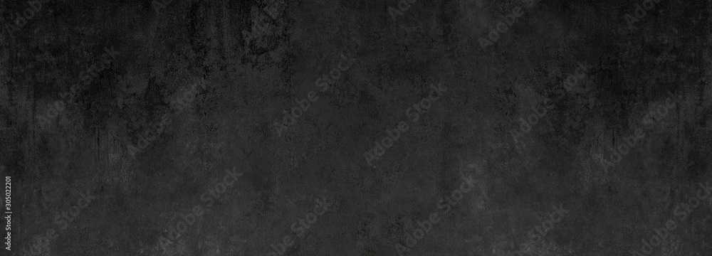black grey anthracite stone concrete texture background panorama banner long