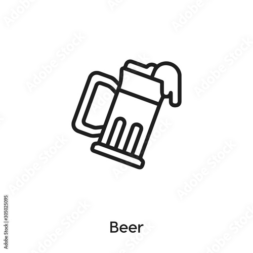 beer icon vector sign symbol
