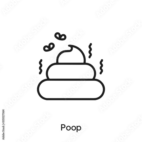 Poop icon vector. Poo dung icon vector symbol illustration. Modern simple vector icon for your design. Poop Poo dung icon vector	