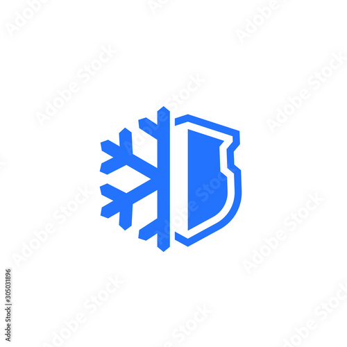 frost-resistance, vector icon on white