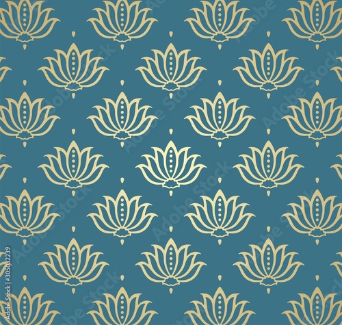 water lilies, wedding card design, royal India 