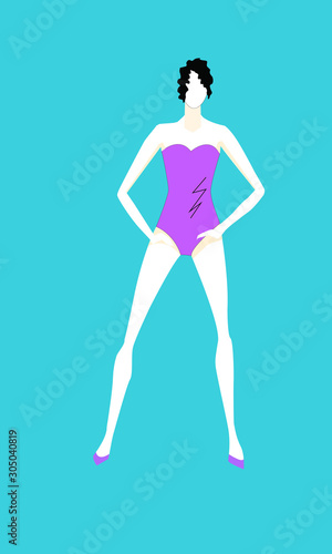 woman in bikini