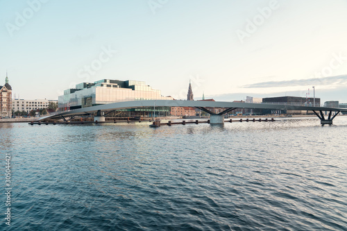 New pedestrian bridge Lille Langebro in Copenhagen