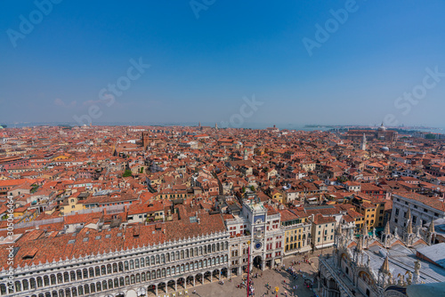 サンマルコ広場の鐘楼からの眺め