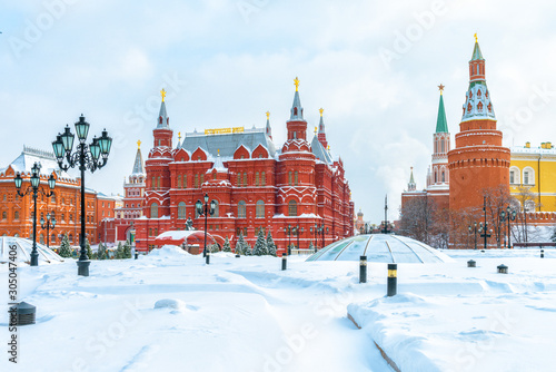 Photography Moscow in winter, Russia