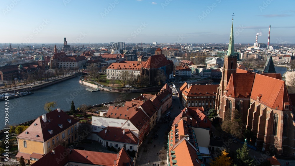 Obraz premium Wroclaw Skyline