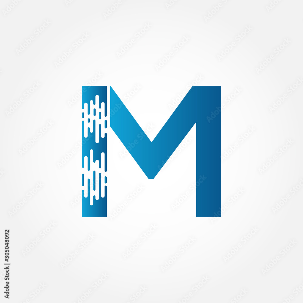 Brush Letter M Logo Design vector Template. Abstract Dots Letter M Logo. Creative Brush Alphabet M Logo Design. Brush Letter M Logo Design vector Template. Abstract Dots Letter M Logo. Creative Brush Alphabet M Logo Design.