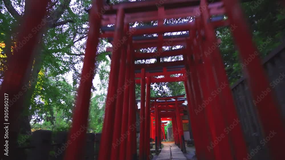 Nezu-jinja Shrine established in 1705, one of the oldest worship places in the city Nezu-jinja Shrine established in 1705, one of the oldest worship places in the city