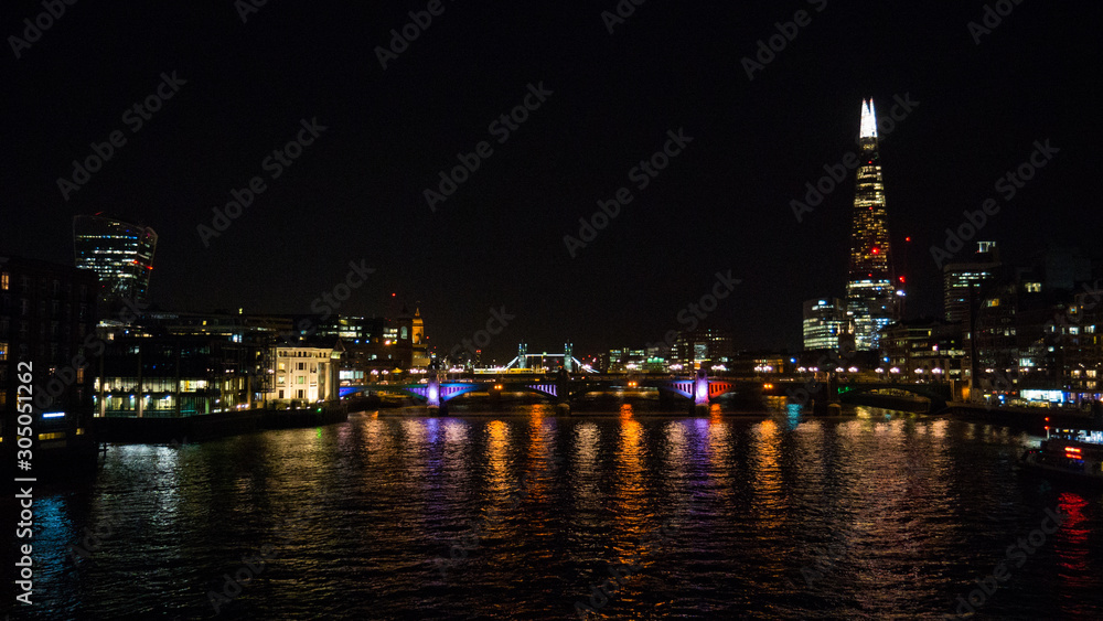 Cidade de Londres a noite