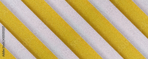 Wallpaper Mural golden and silver diagonaly striped background with plastic effect Torontodigital.ca