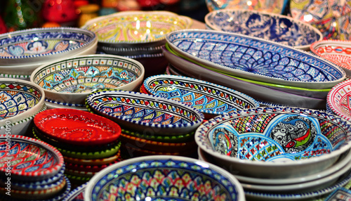 ceramics in  the souk