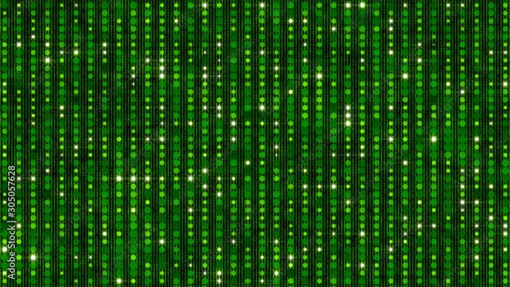 Green abstract background with white stars. Green abstract background with white stars.
