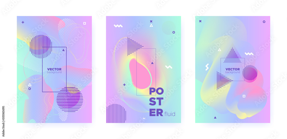 Rainbow Pastel Poster. Abstract Gradient Rainbow Pastel Poster. Abstract Gradient