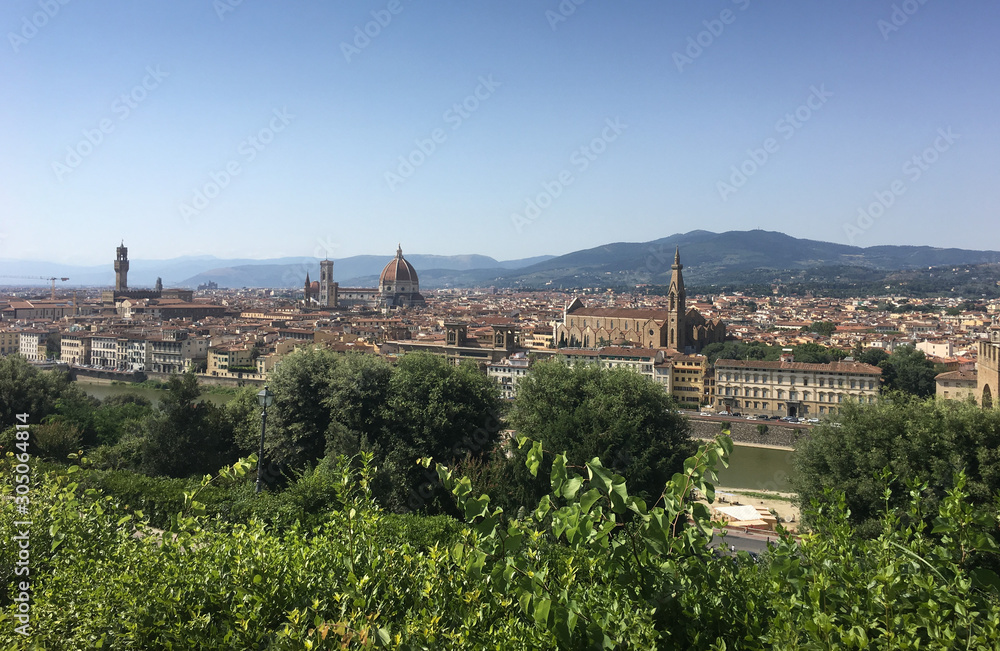 Panorama von Florenz, Intalien